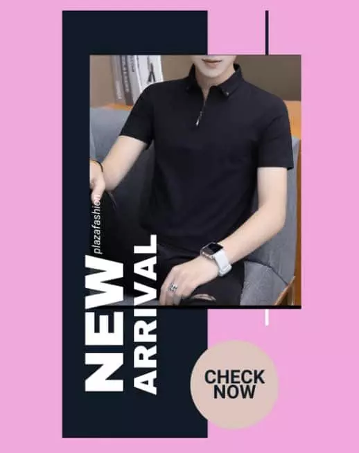 halaman website landing page produk plaza fashion