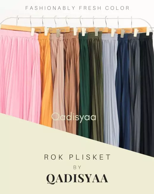 halaman website landing page produk rok plisket